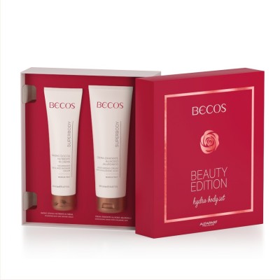 Becos Beauty Edition - Hydra Body Set- Gel De Ducha Crema+crema Corporal Con Ácido Hialurónico 