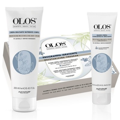 Olos Programa Hidratante - Baño Crema Concentrada Hidratante + Crema Hidratante Nutritiva Para El Cuerpo 